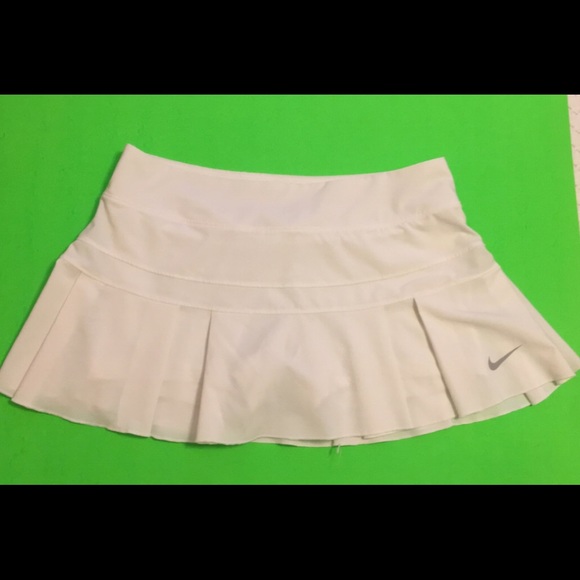 Nike Dresses & Skirts - Nike White pleated tennis skirt